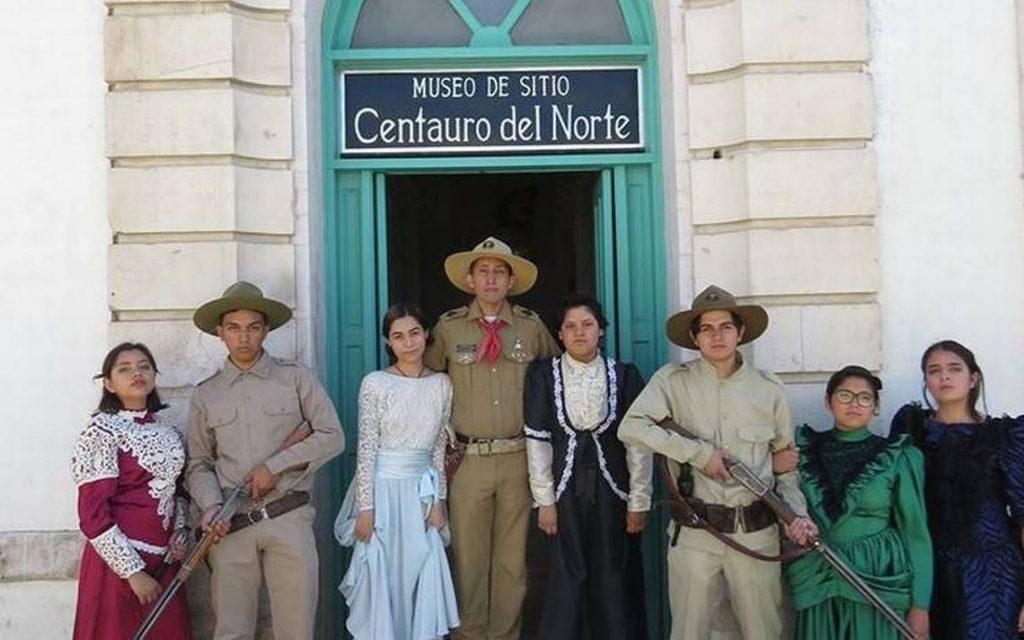 Fachada del Museo Centauro del Norte en Parral
