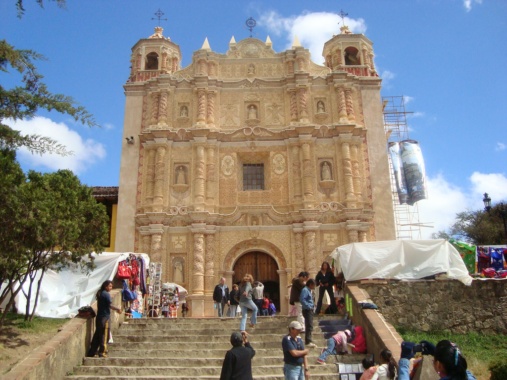 Iglesia de Santo Domingo en San Cristóbal de las casas Chiapas