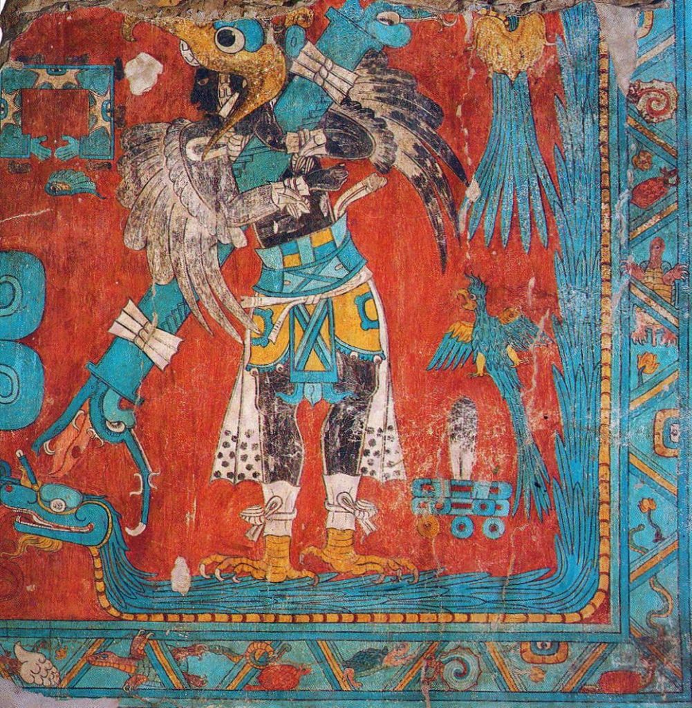 Mural en Cacaxtla