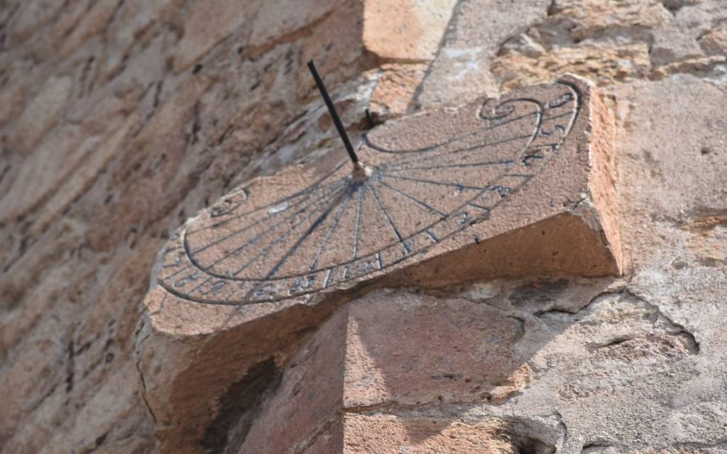 Reloj de Sol en la Parroquia de San José en Hidalgo del Parral, Chihuahua