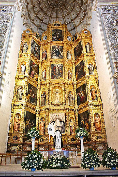Retablo Santo Domingo Yanhuitlán