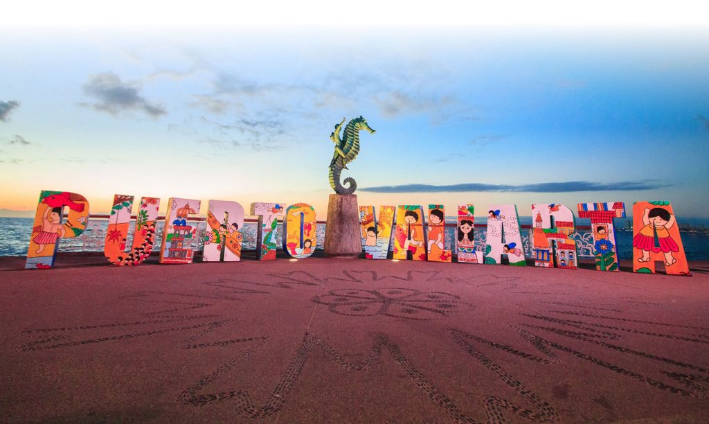 Letrero de Puerto Vallarta