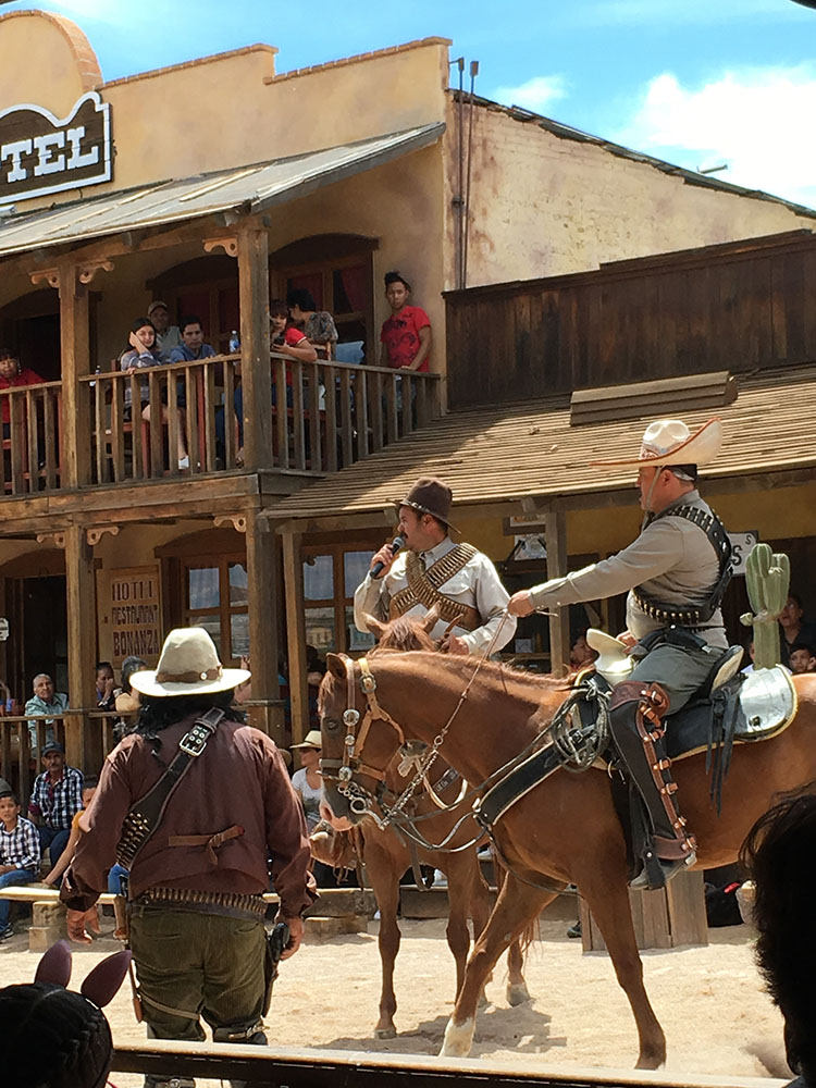Escenificacion con Pancho Villa
