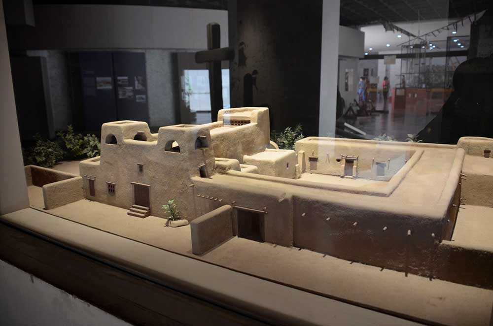 Maqueta en el museo de las culturas del Norte