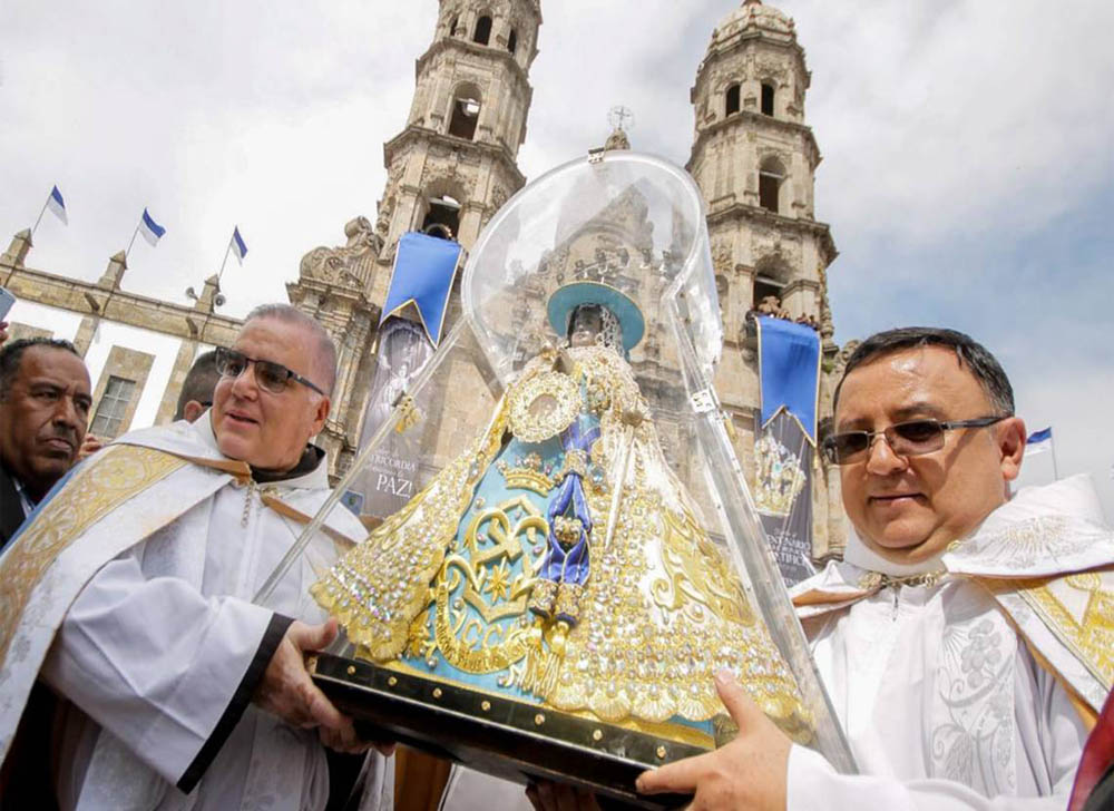 Llegada de la virgen a Zapopan